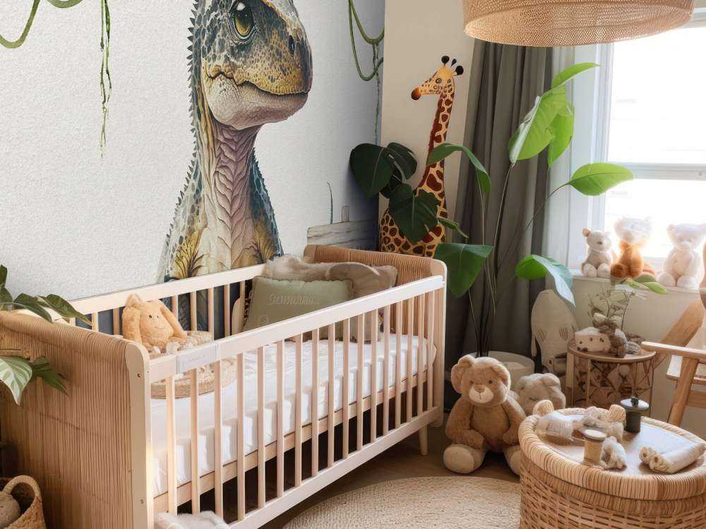 Bébé T-rex dans la jungle