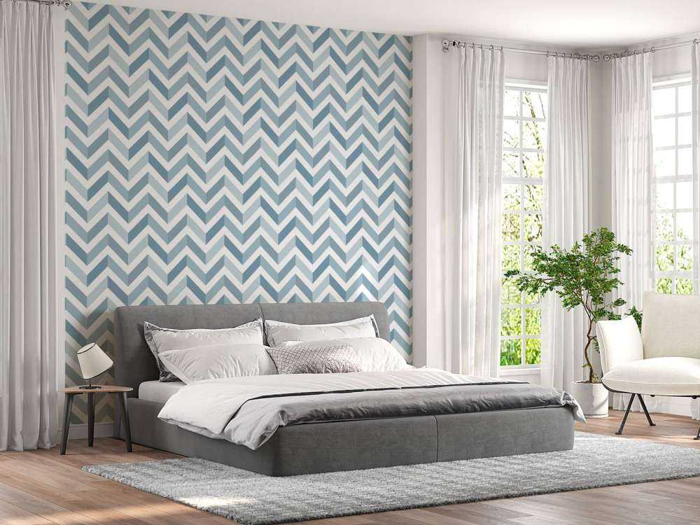 Chevron bleu