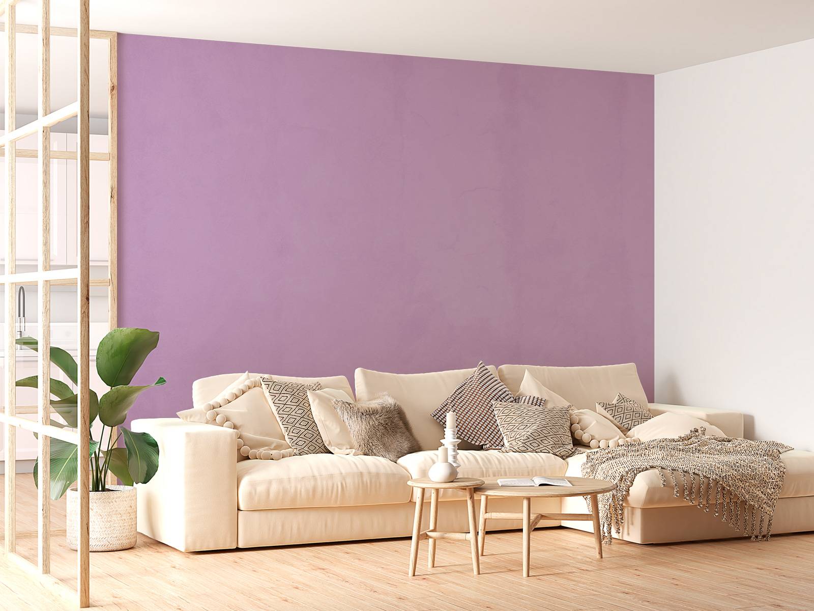 Béton violet lilas