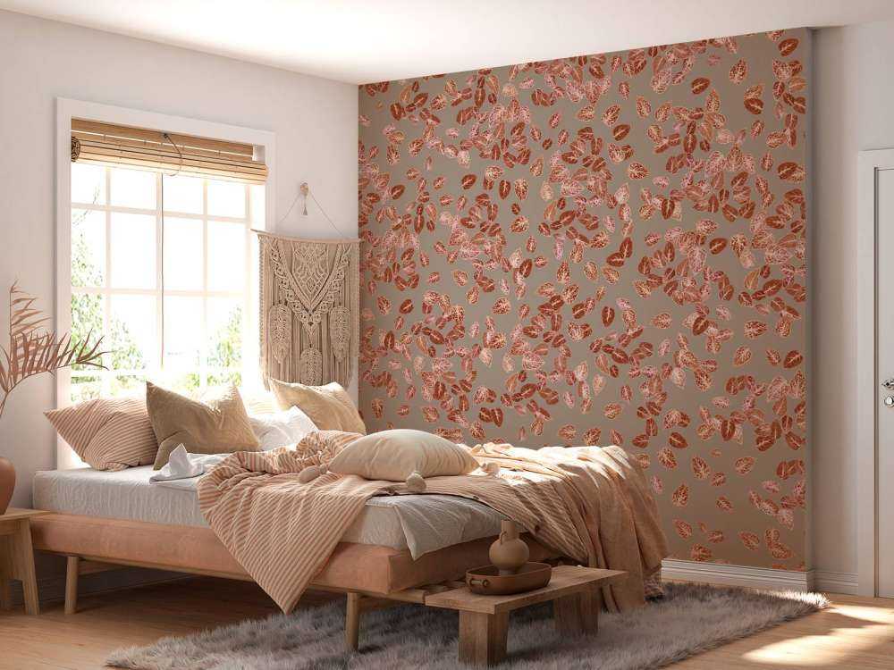 Petites feuilles sur taupe