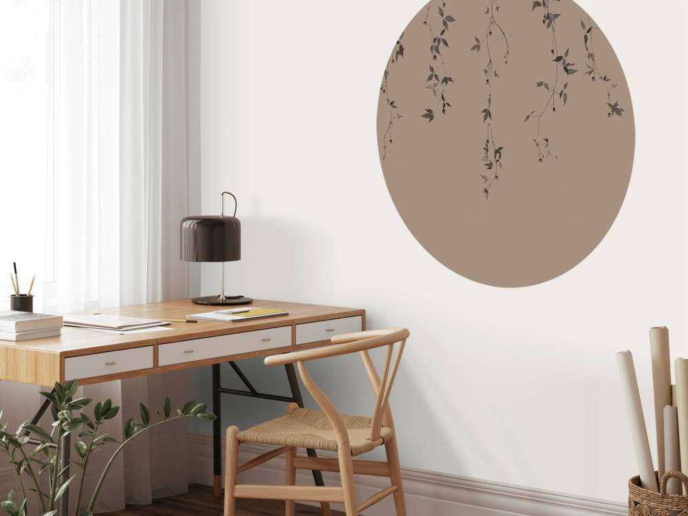 Brins de clématite sur taupe
