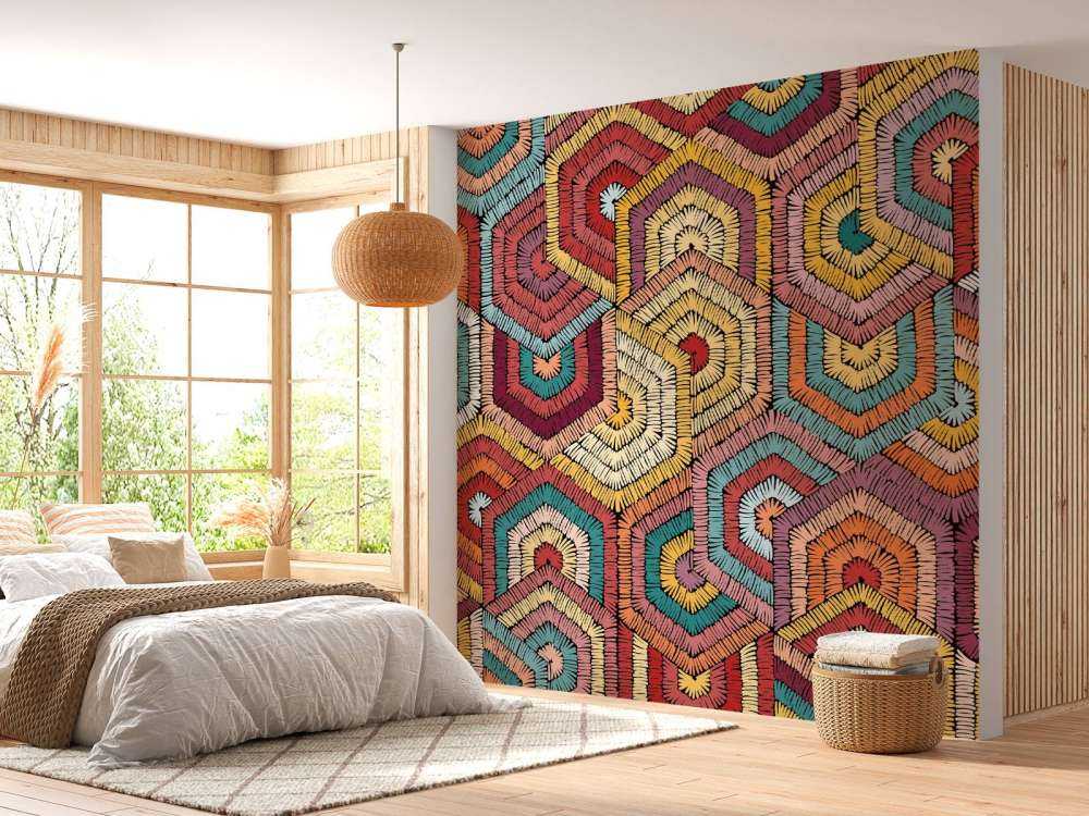 Motif brodé