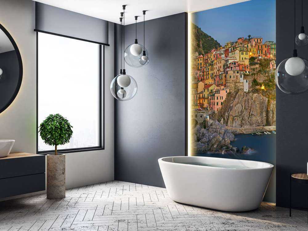 Maisons colorées en Italie