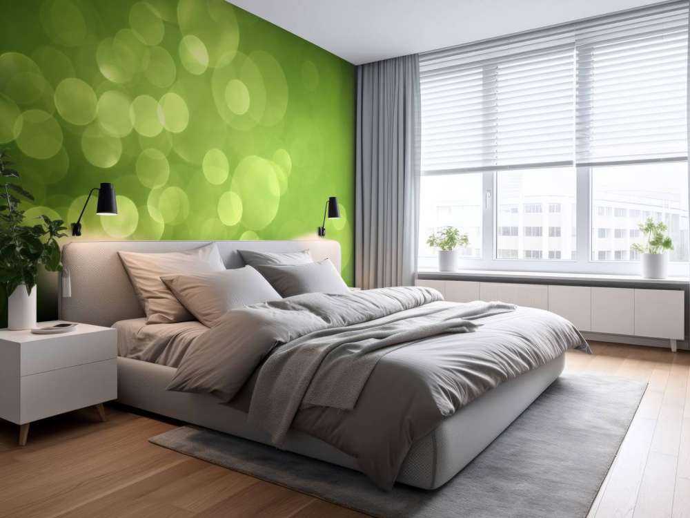 Cercle vert abstrait