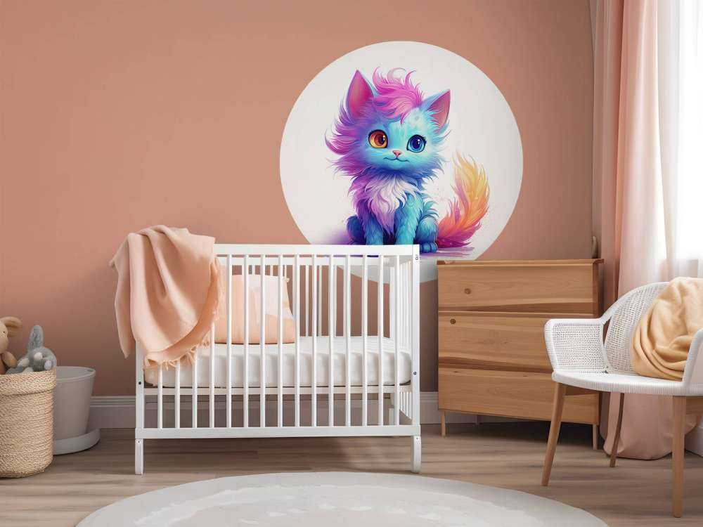 Bébé chat rainbow