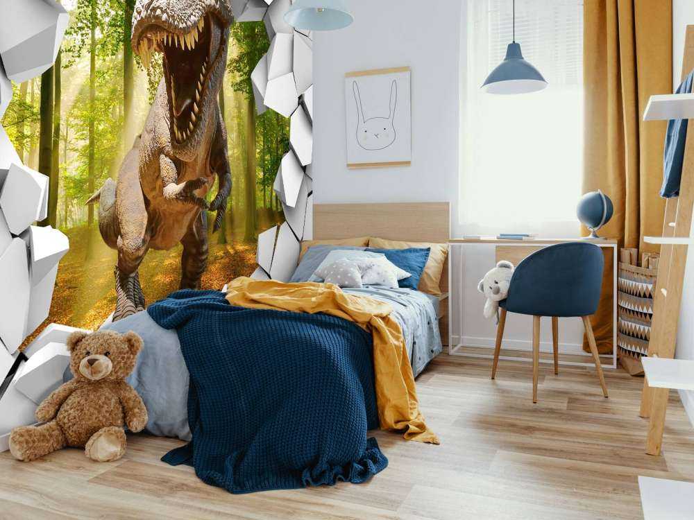 Dino dans un mur