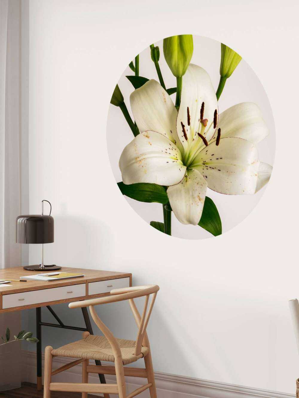 Fleur de lys blanc