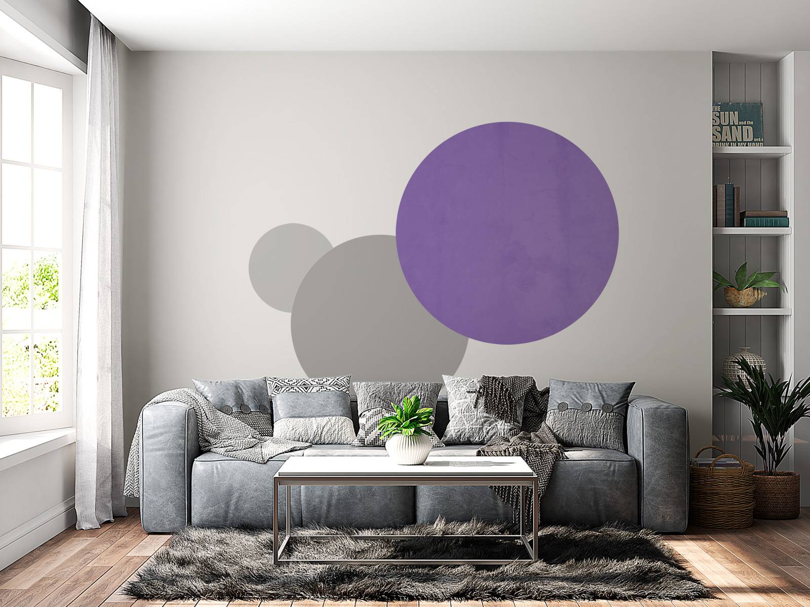 Béton violet lilas français
