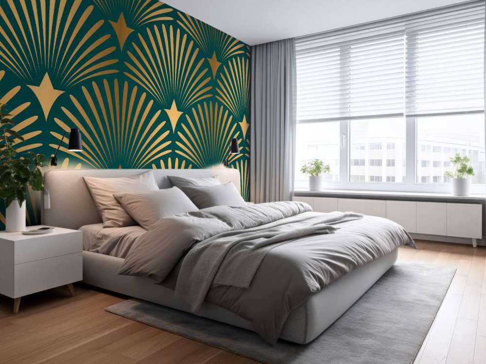 Motif de palmettes