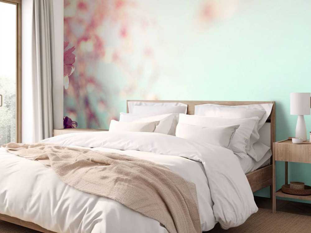 Branche de fleur rose