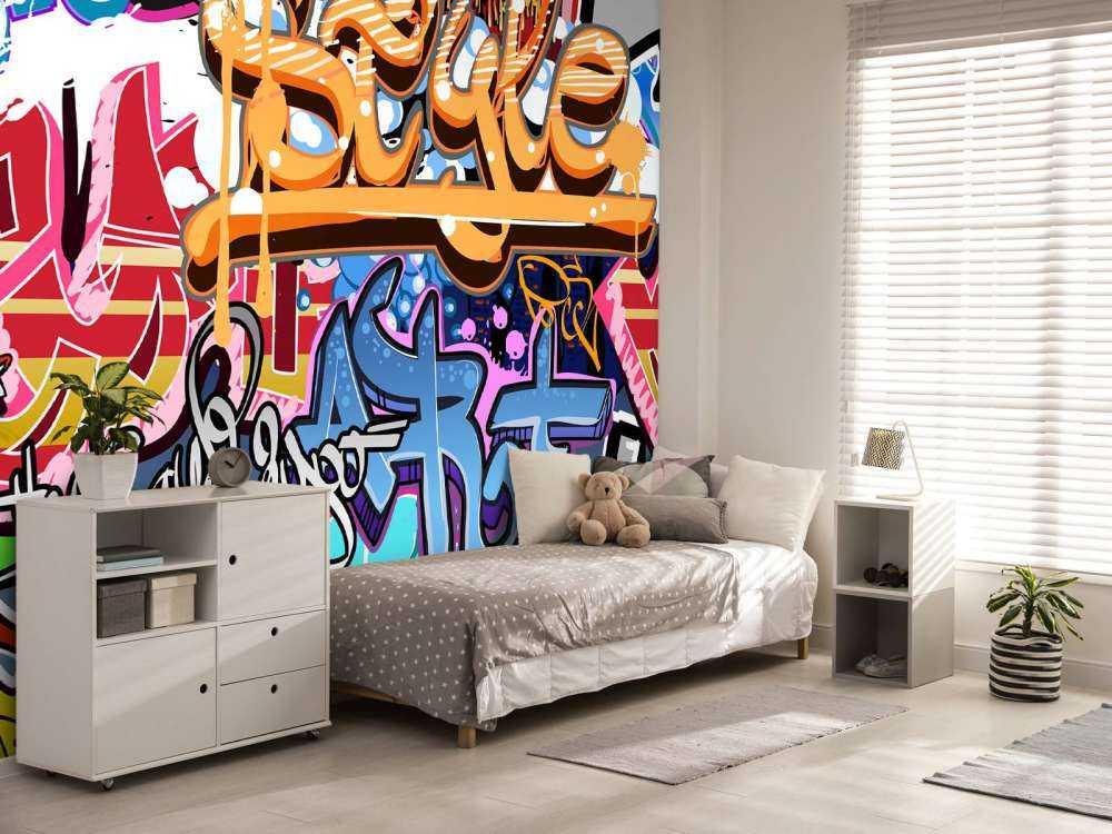 Texte graffiti