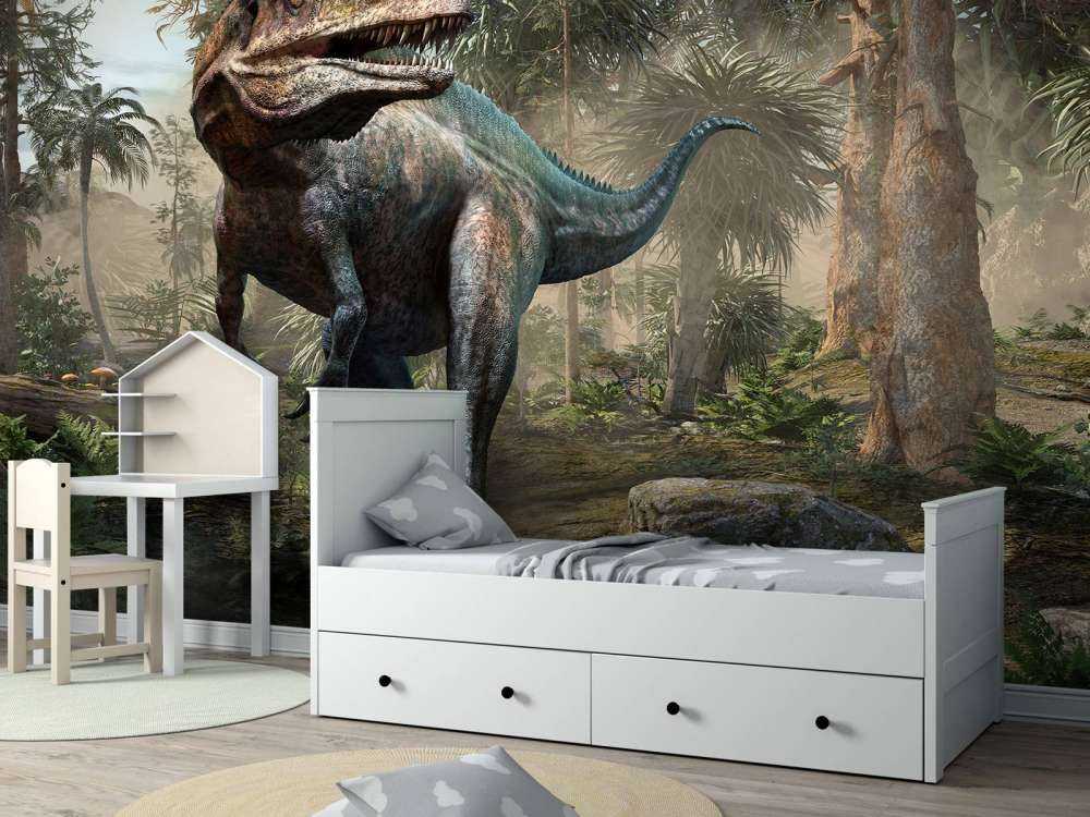 Acrocanthosaurus dans la forêt