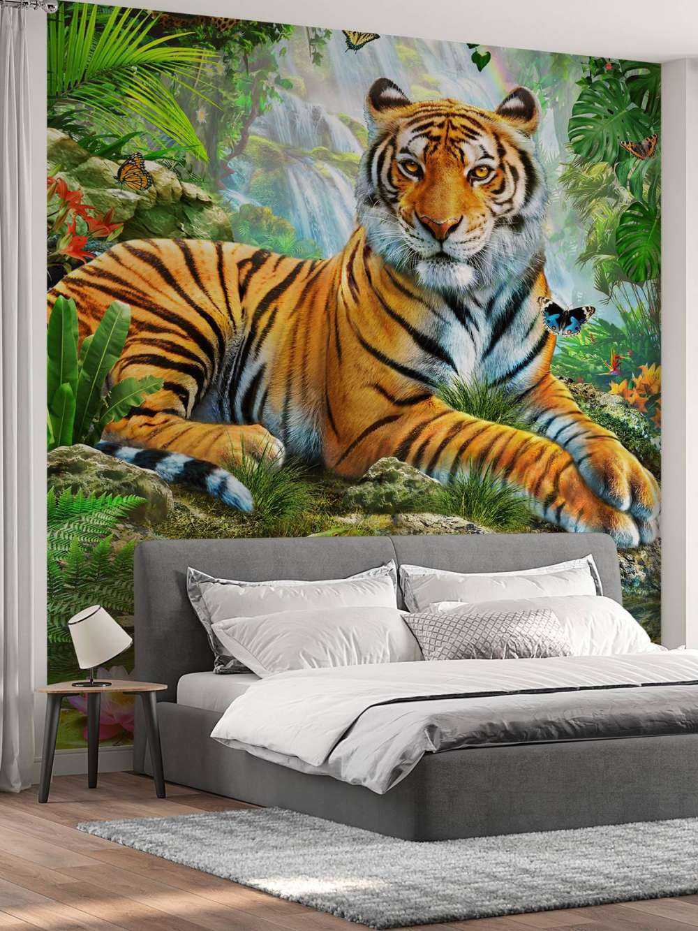 Tiger on a rock