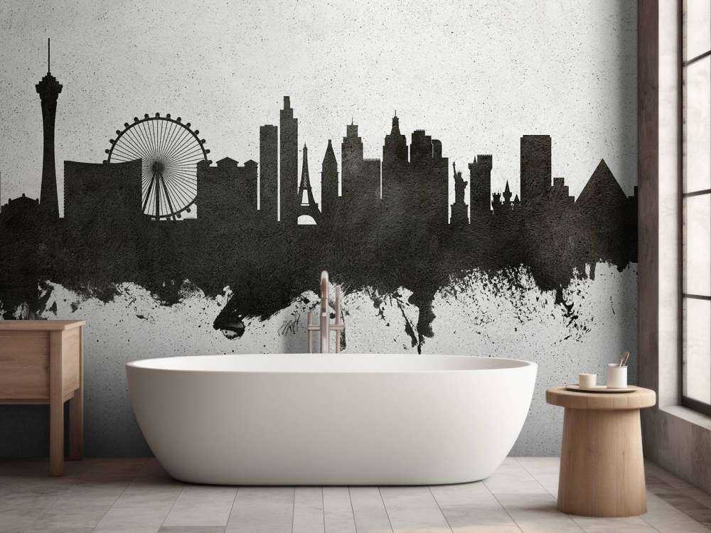 Aquarelle skyline, Las Vegas