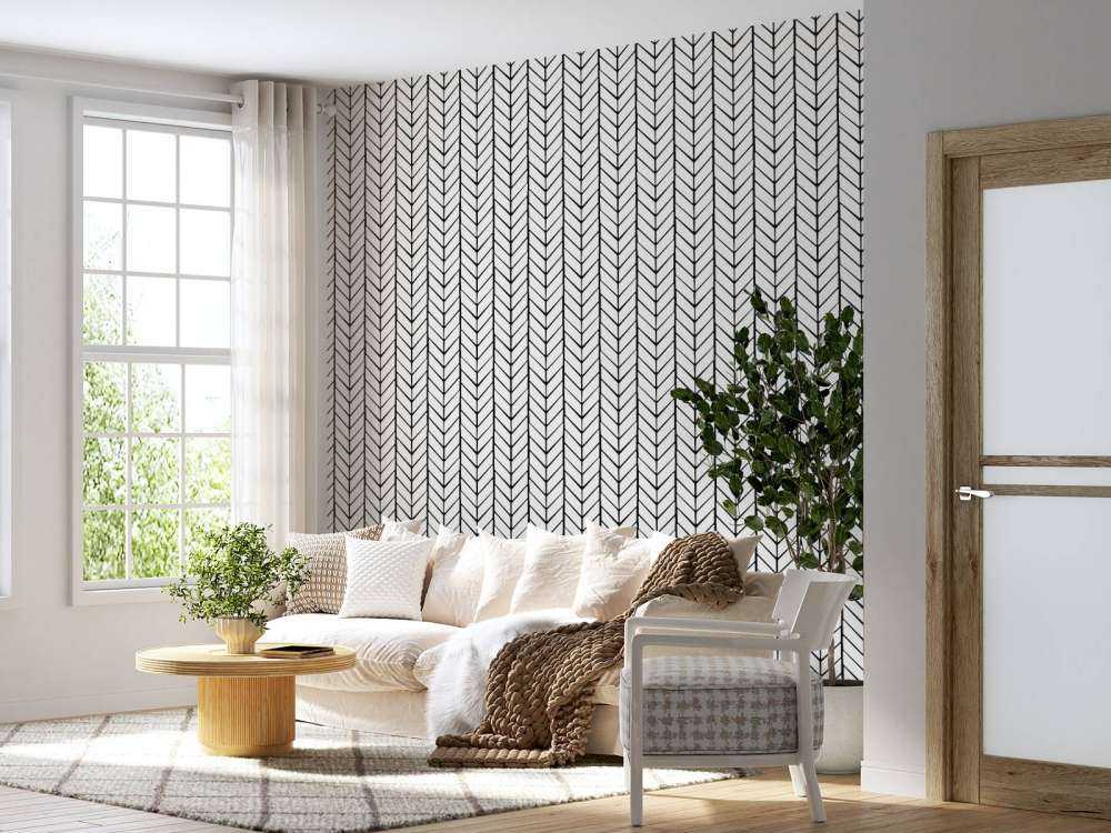 Motif noir et blanc