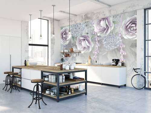 Mur de fleurs