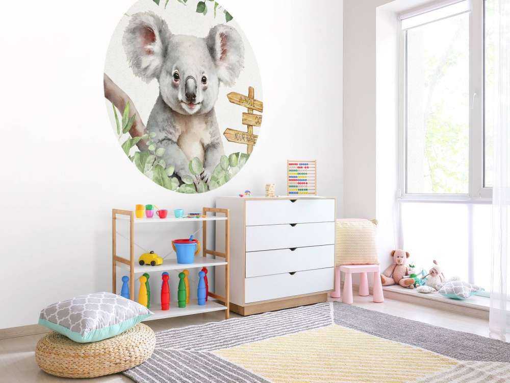Bébé koala dans la jungle