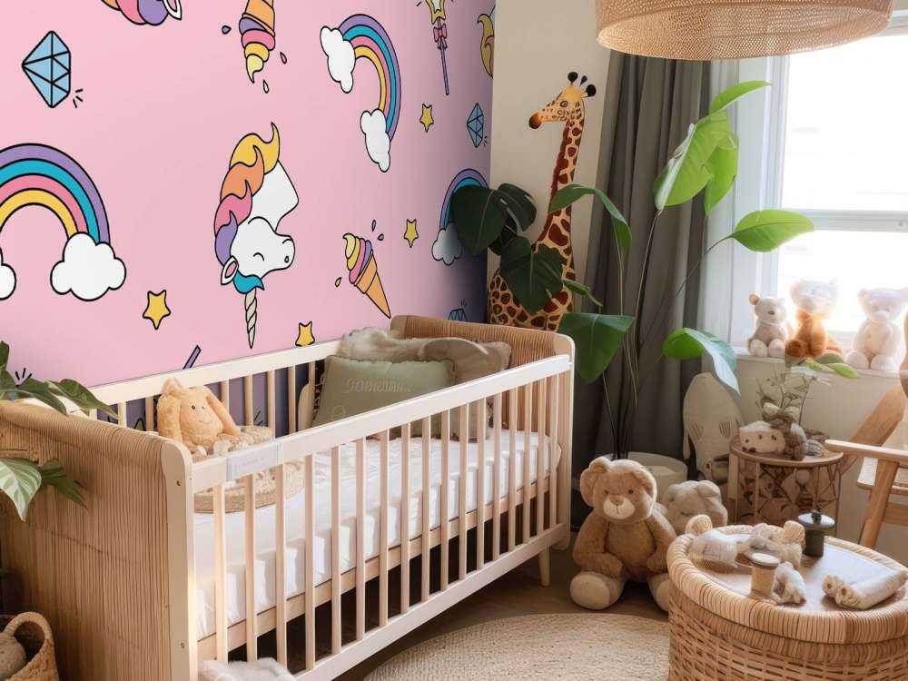 Motif licorne coloré