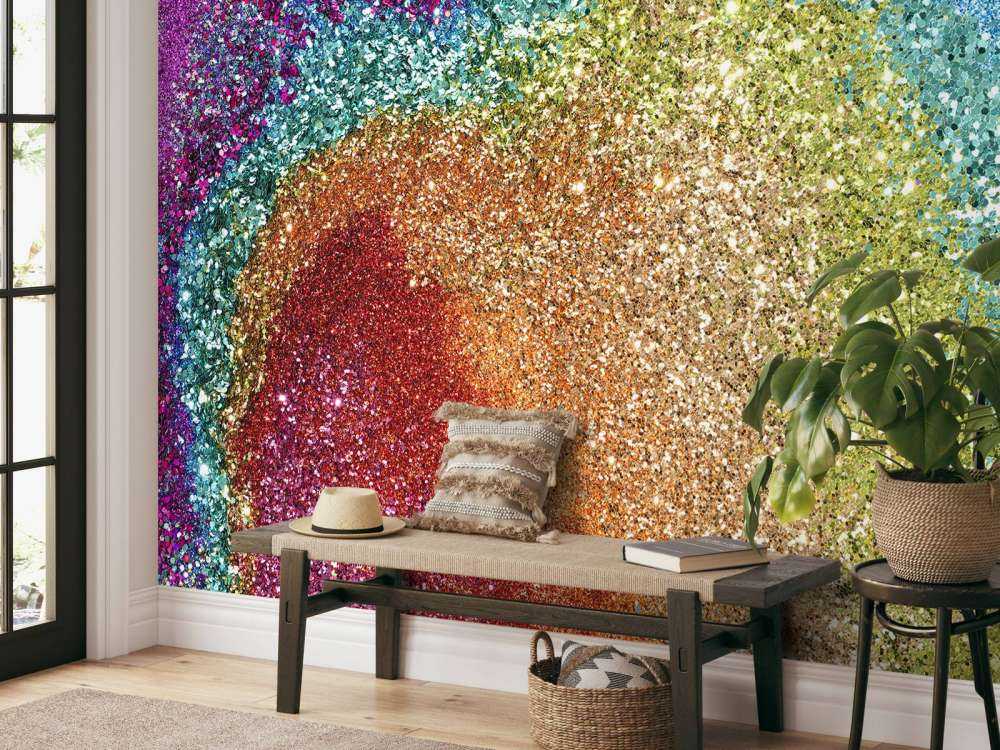 Paillettes arc-en-ciel