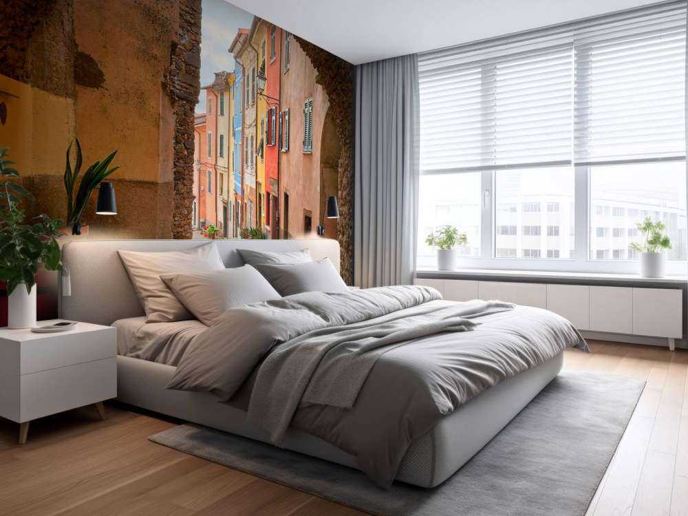 Rue italienne avec arc