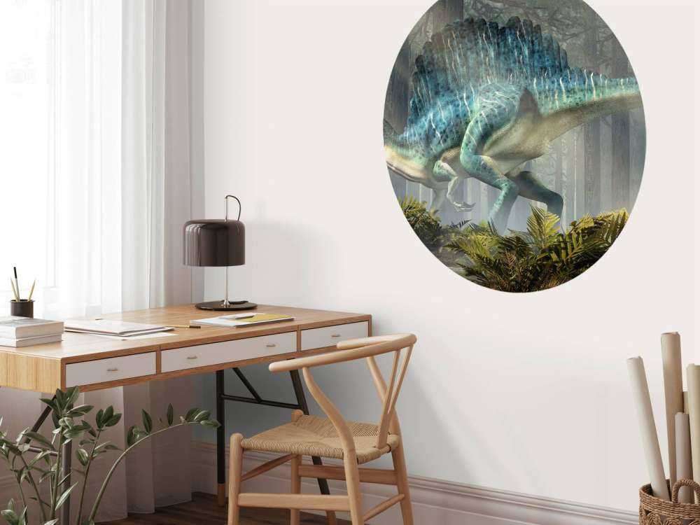 Spinosaur dans une forêt