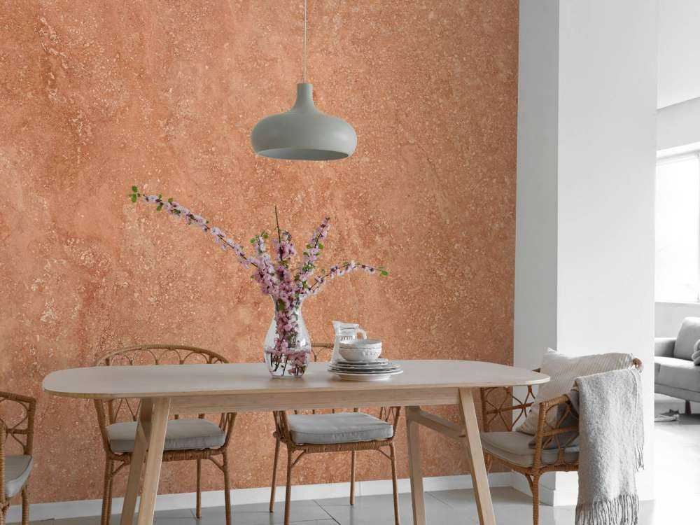 Marbre couleur terre cuite