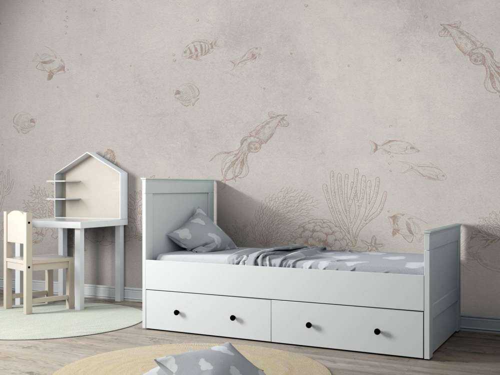 Taupe de la mer des calmars