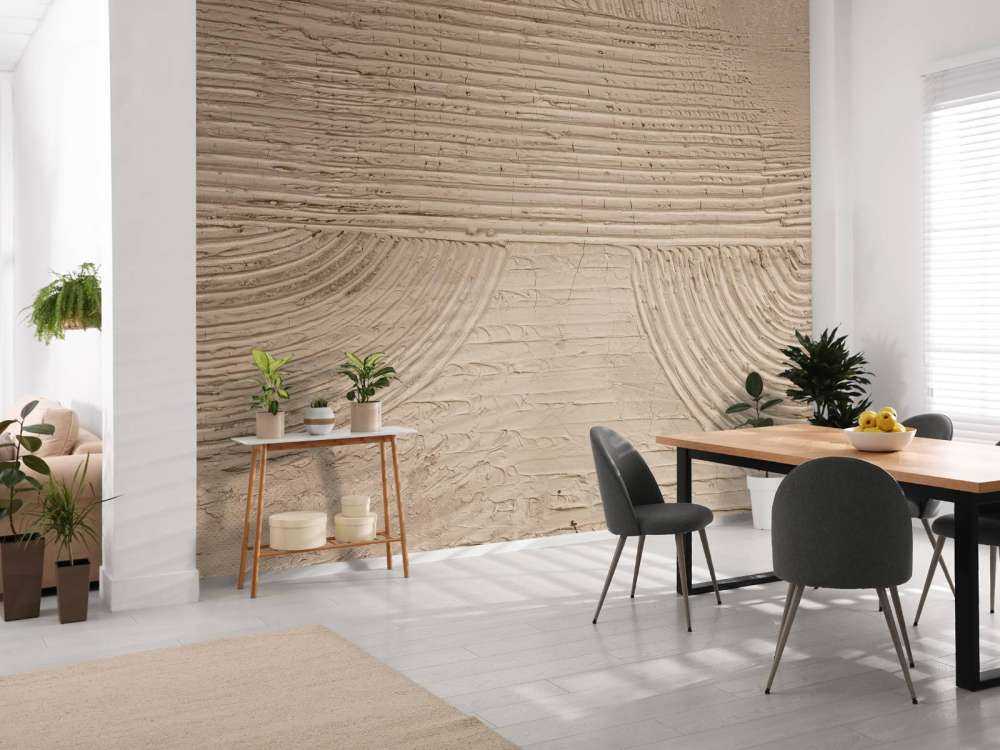 Lignes et structures en taupe