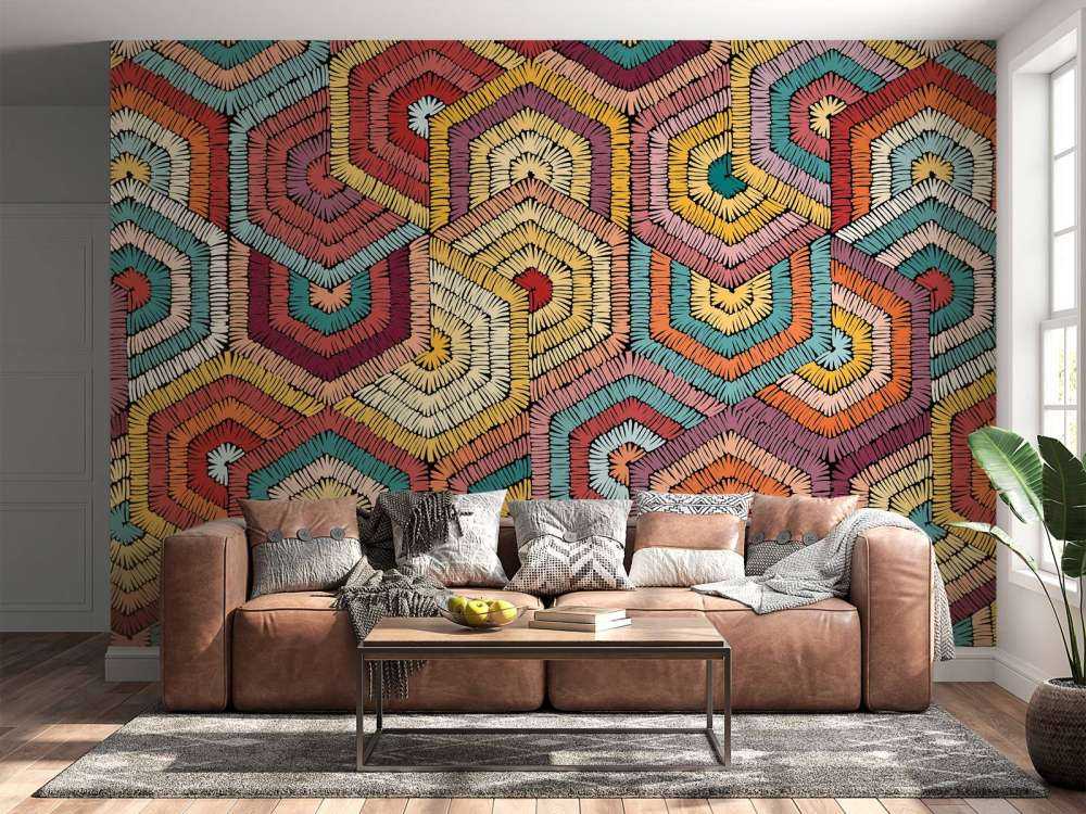 Motif brodé