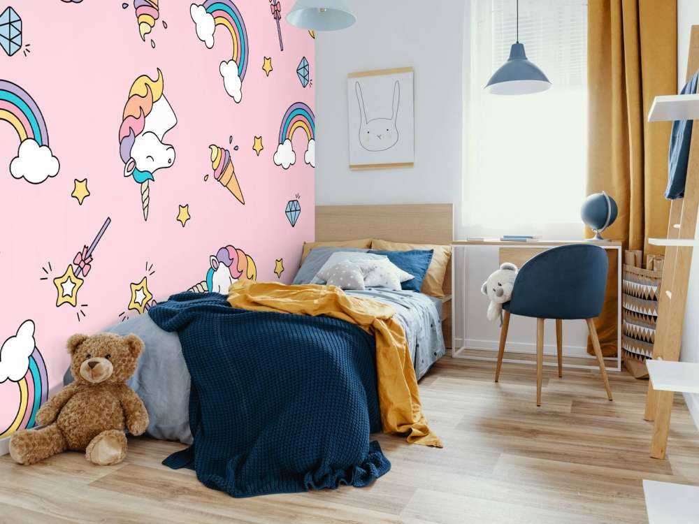 Motif licorne coloré