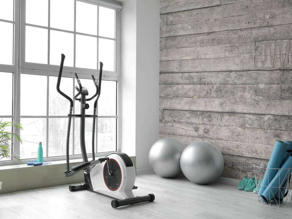 Mur en bois gris