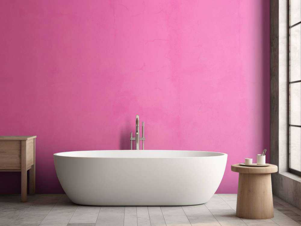 Béton rose fuchsia