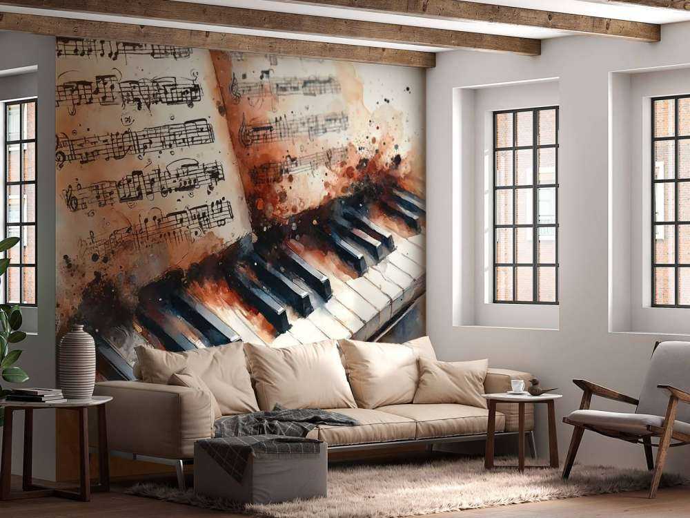 Harmonie Mélodique Capturée en Traits Artistiques