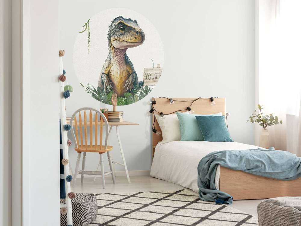 Bébé T-rex dans la jungle