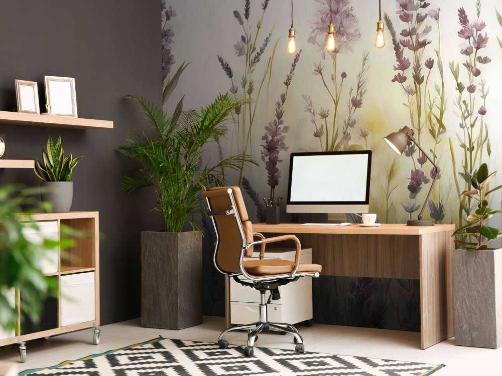 Lavande Clair Seamless Beige Chaud