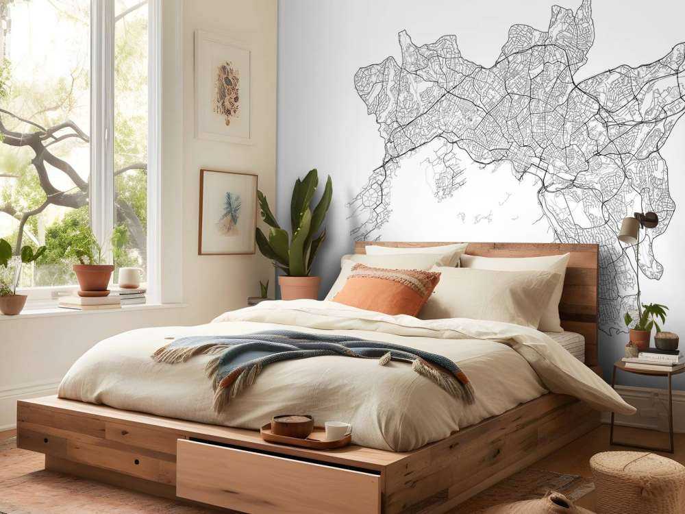 Carte d'Oslo, blanc