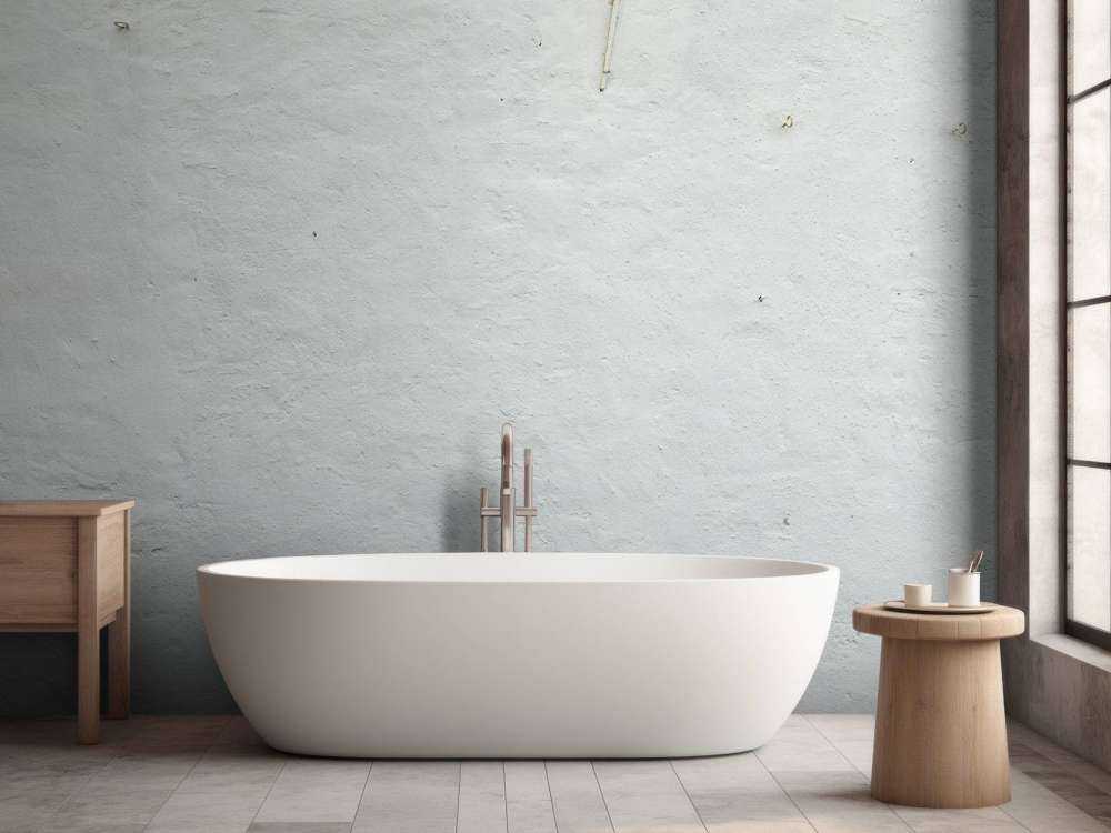 Mur de plâtre blanc