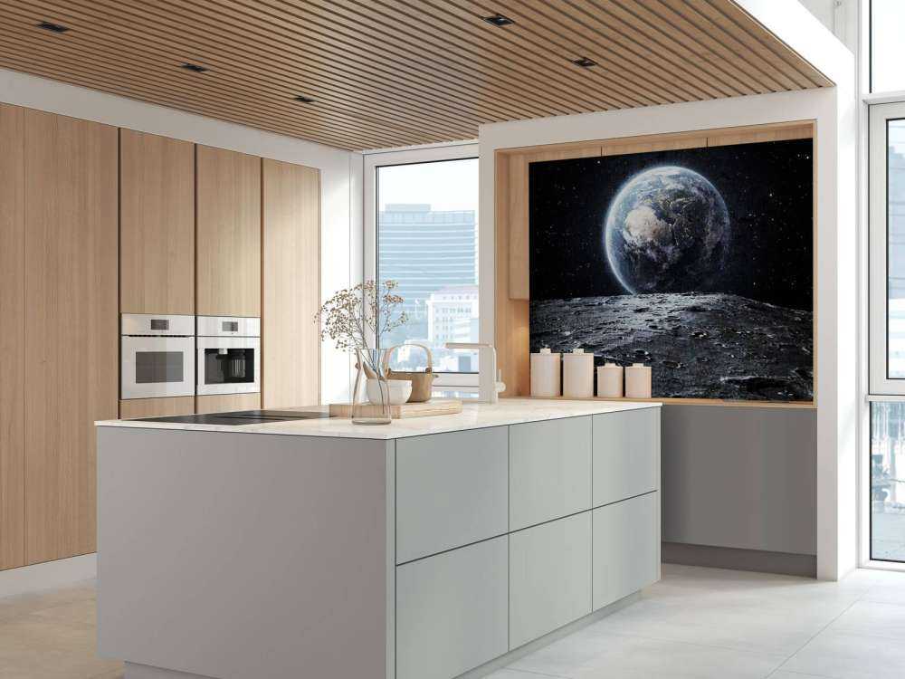 La lune et la terre