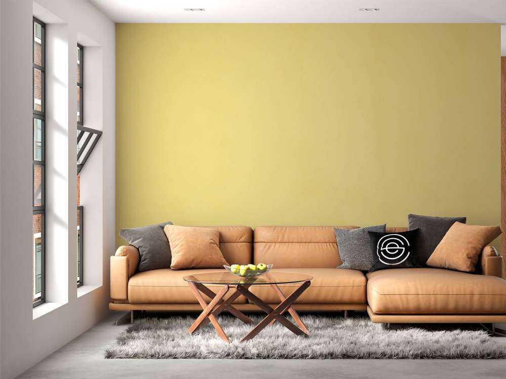 Béton jaune lin