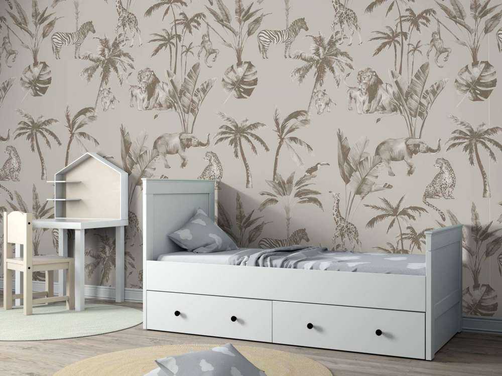 Motif de la jungle animale taupe