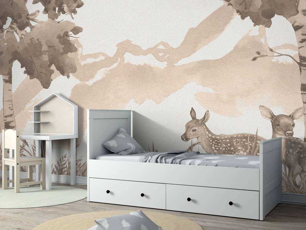 Cerf en taupe
