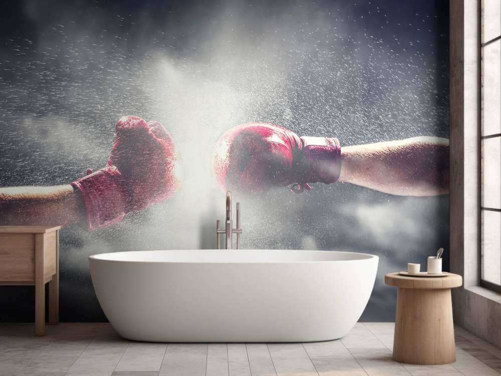 Deux boxeurs