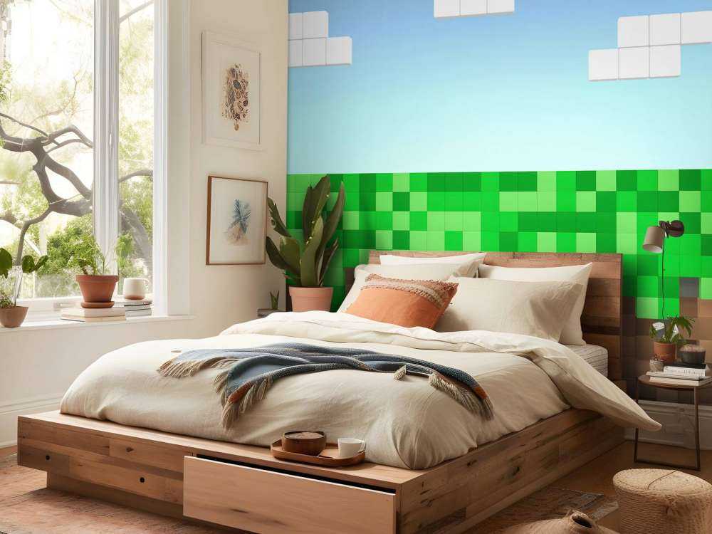Paysage de Minecraft