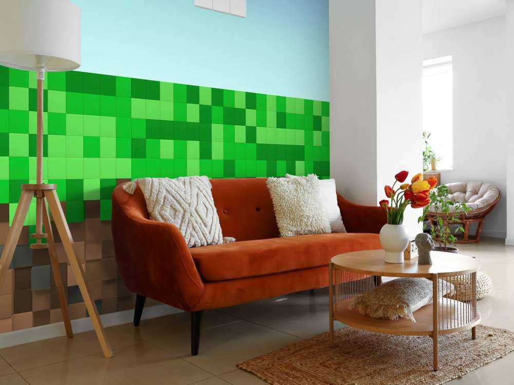 Paysage de Minecraft