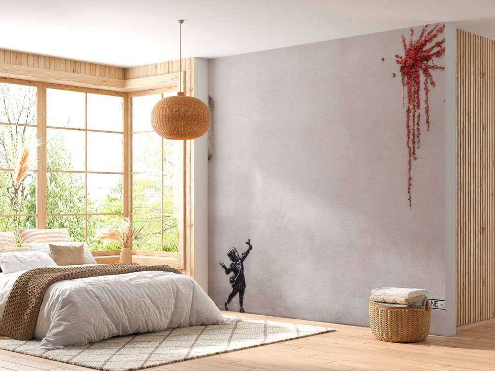 Banksy - Sling shot girl