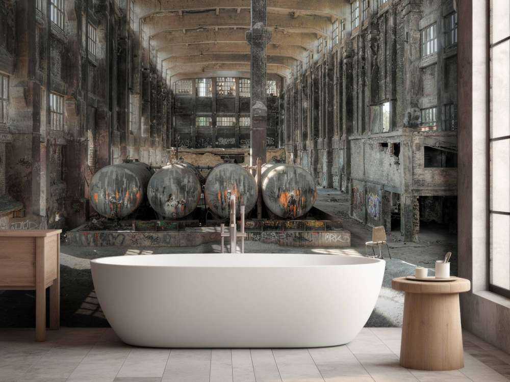 Usine de décors en film