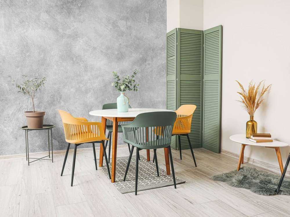 Structure en béton brillant