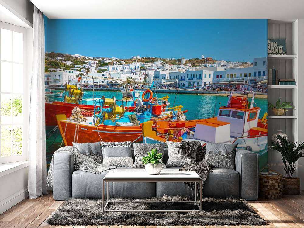 Bateaux de couleur