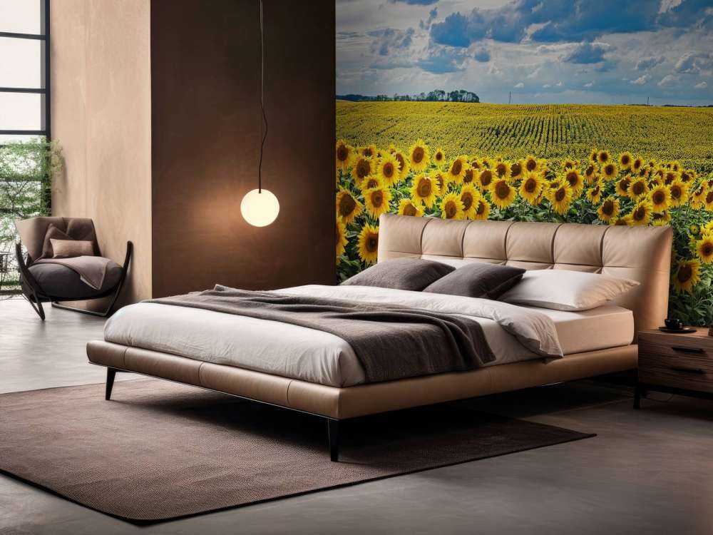 Une prairie pleine de tournesols