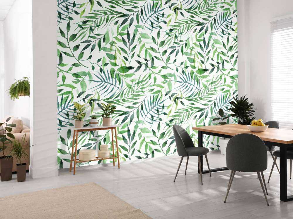 Motif joyeux, vert